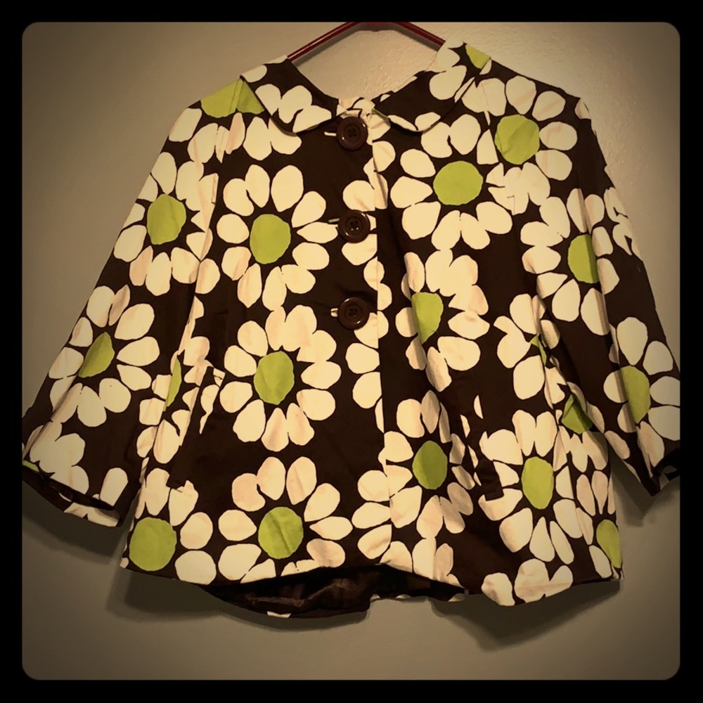 Catherine Stewart Floral Button Up Jacket